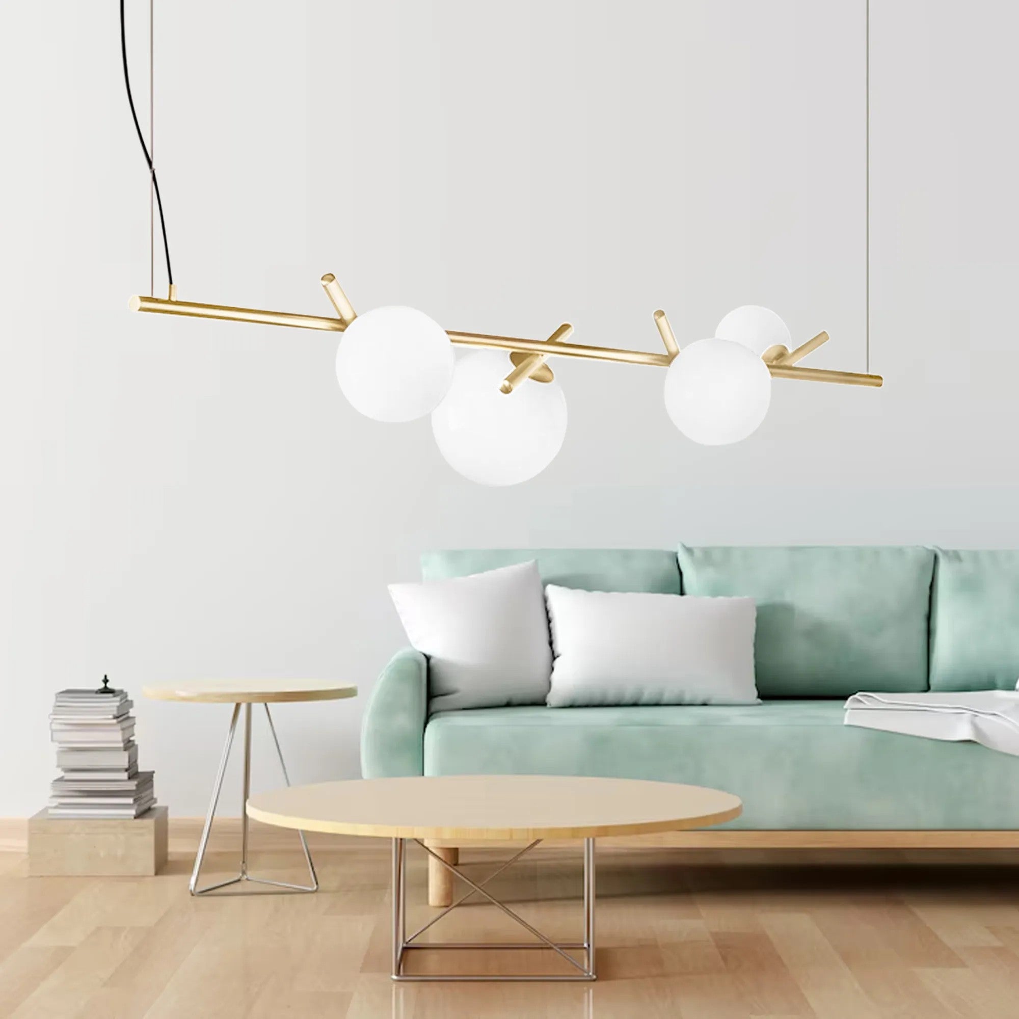 LAMPA SUFITOWA WISZĄCA Gold APP1665-4CP 3