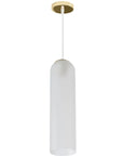 Lampa Sufitowa Wisząca Szklana APP665-1CP Biała 3