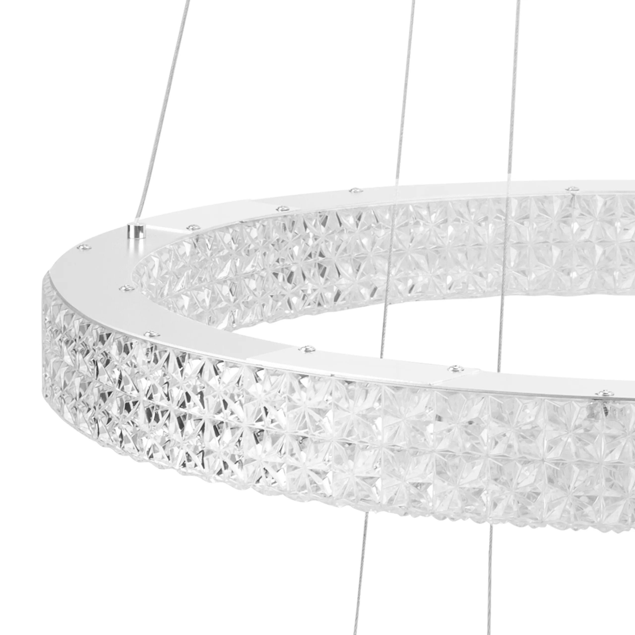 LAMPA WISZĄCA LED KRYSZTAŁOWA MS008-CP Chrom 3