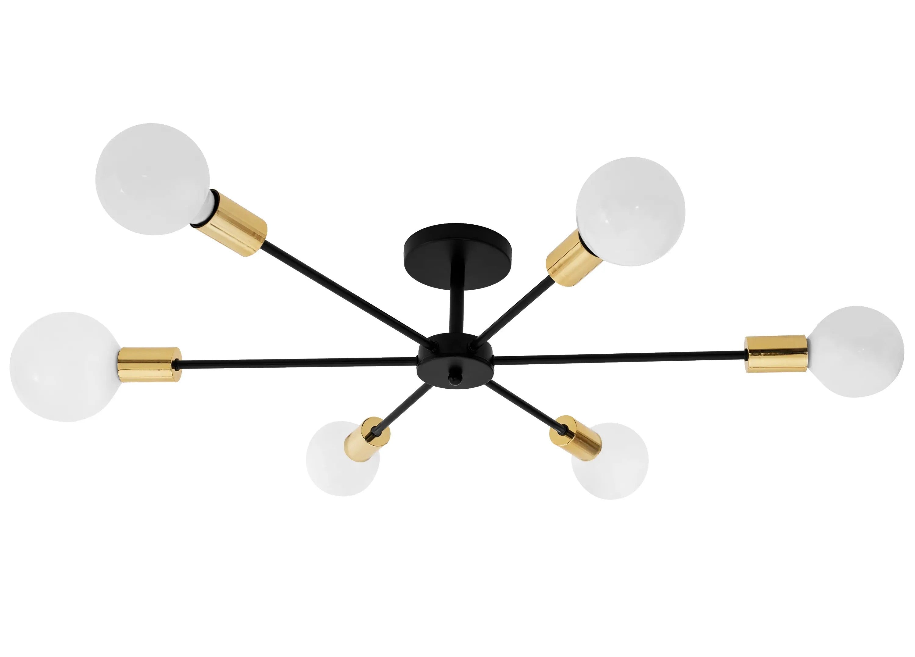 Lampa Pająk 6 APP501-6C Czarna 3