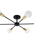 Lampa Pająk 6 APP501-6C Czarna 3