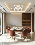 Lampa Sufitowa Nowoczesna LED G023-C Złota 3