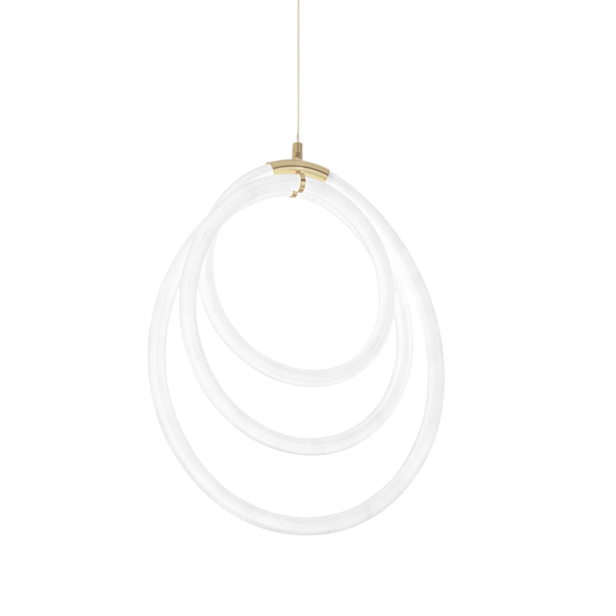 LAMPA WISZĄCA LED G016-CP ZŁOTA 3