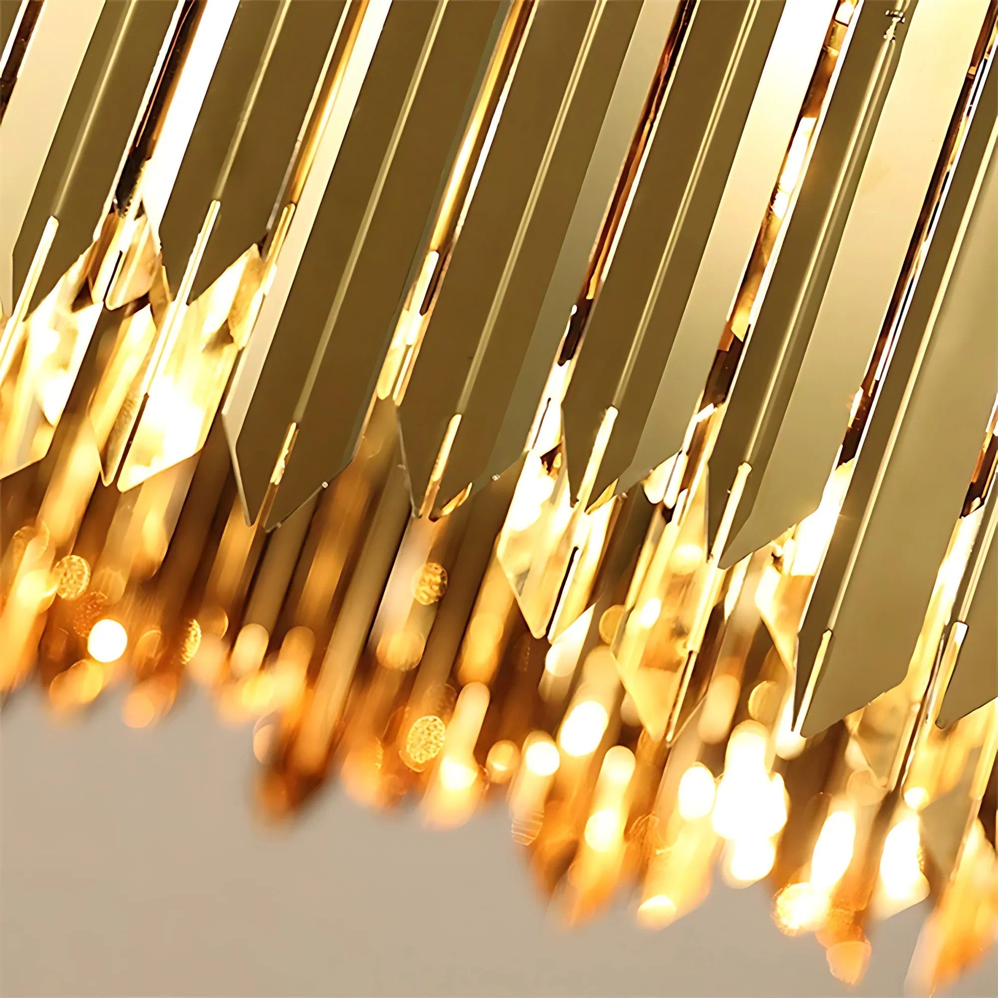 Lampa Wisząca Metalowa APP1764-8CP GOLD 3