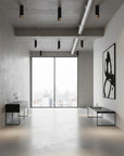 LAMPA SUFITOWA NOWOCZESNA 30 CM APP572-1C Czarna 3