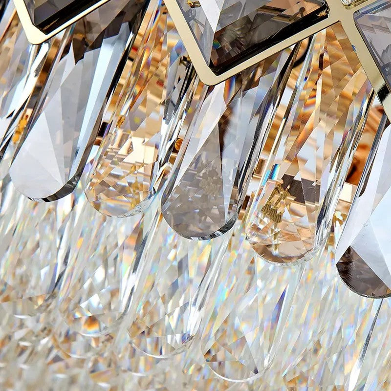 Lampa Kryształowa Wisząca APP1539-12CP80 Gold 3
