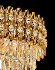 Lampa Wisząca Z Kryształami G058-CP 60CM ZŁOTA 3