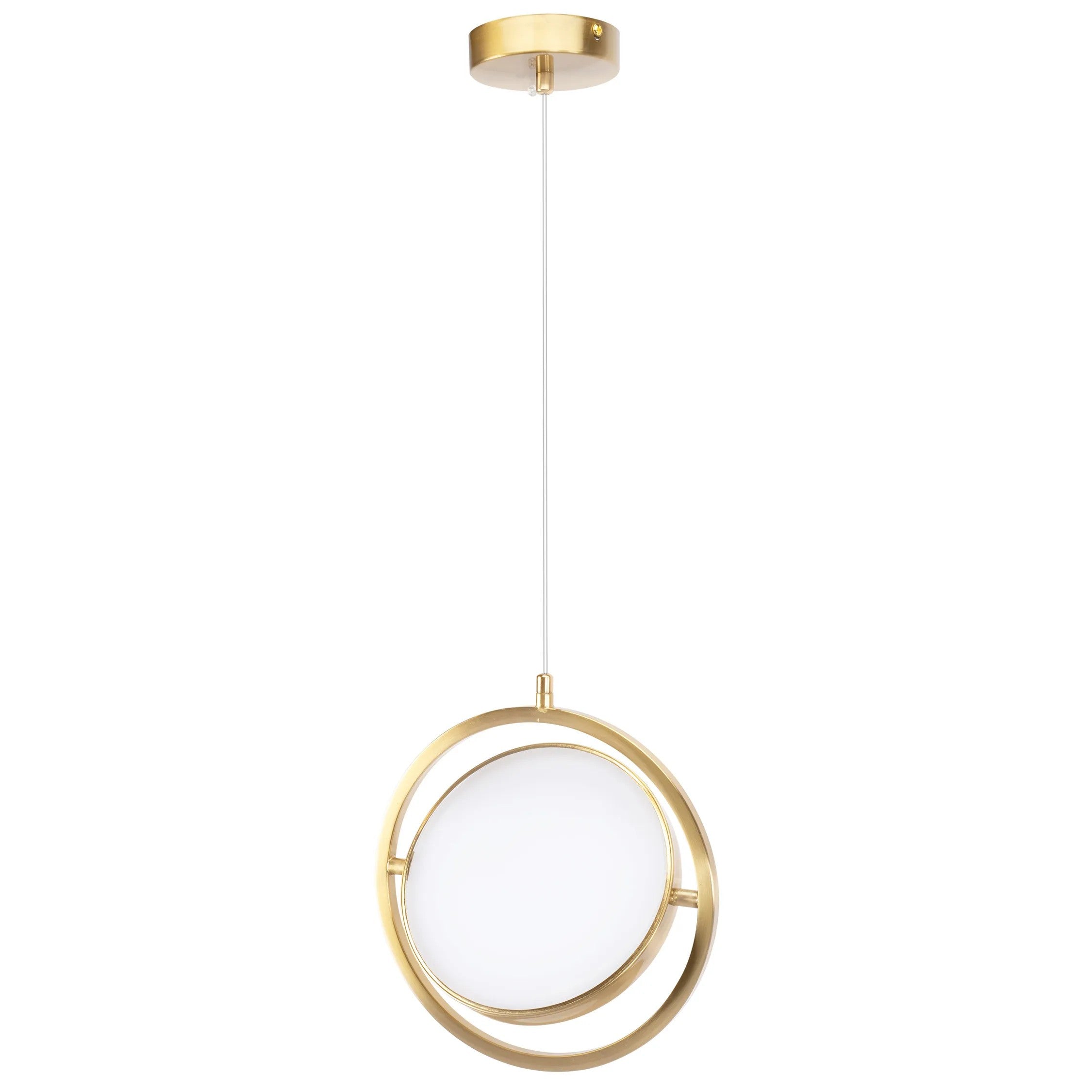 LAMPA WISZĄCA LED APP1791-CP Złota Szczotkowana 3
