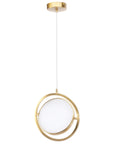 LAMPA WISZĄCA LED APP1791-CP Złota Szczotkowana 3