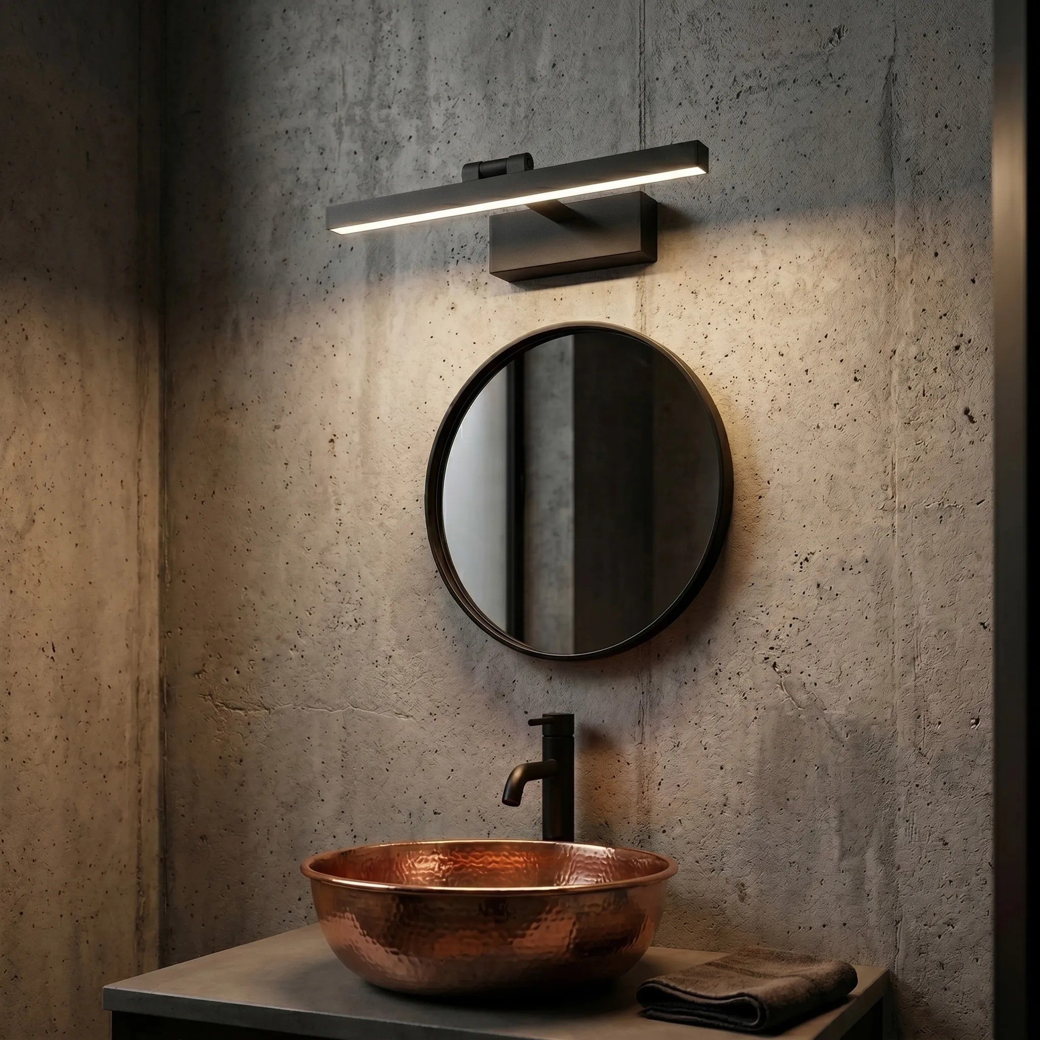Kinkiet Łazienkowy LED APP1866-1W 40 Cm Black 3