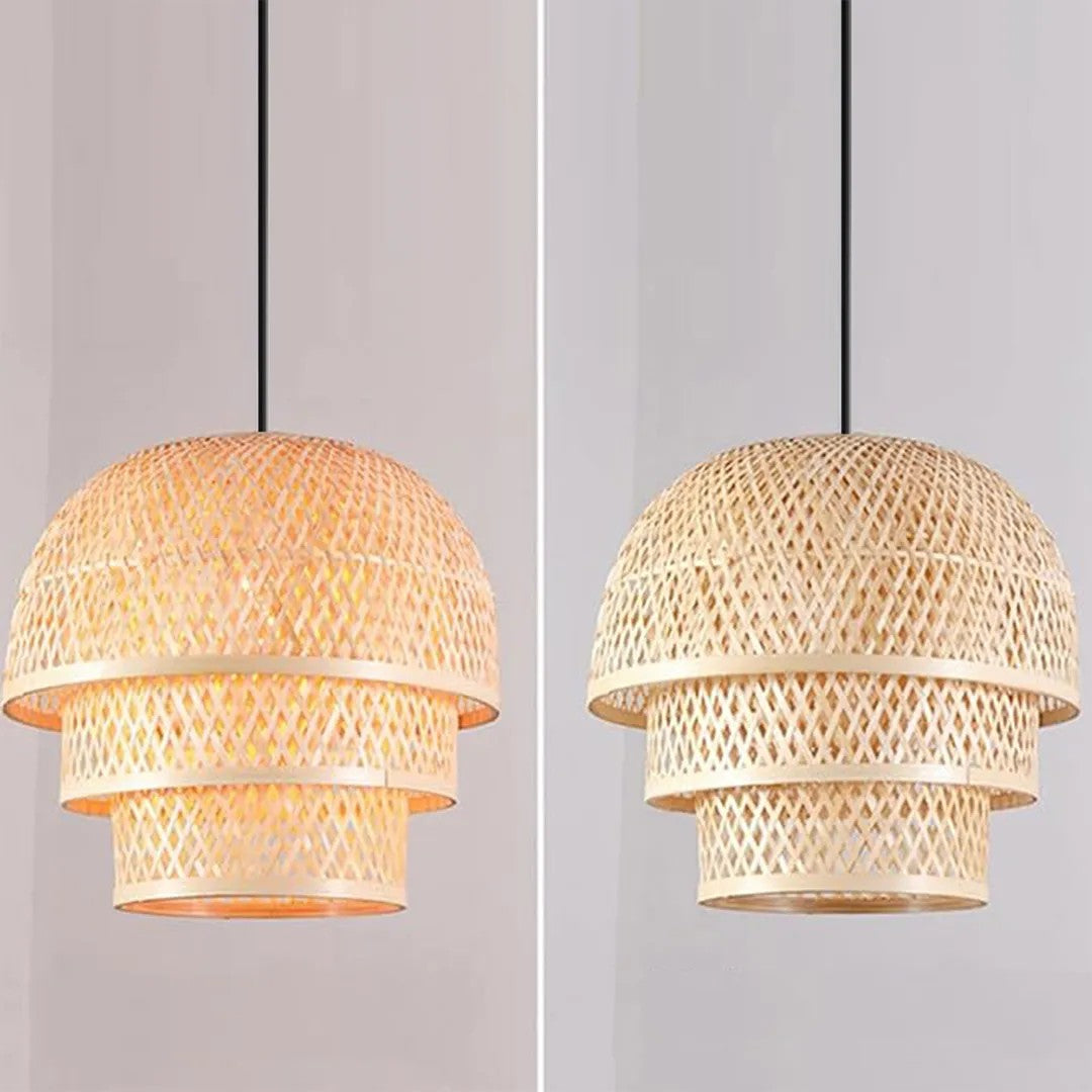 LAMPA WISZĄCA BAMBUSOWA APP1629-1CP 3