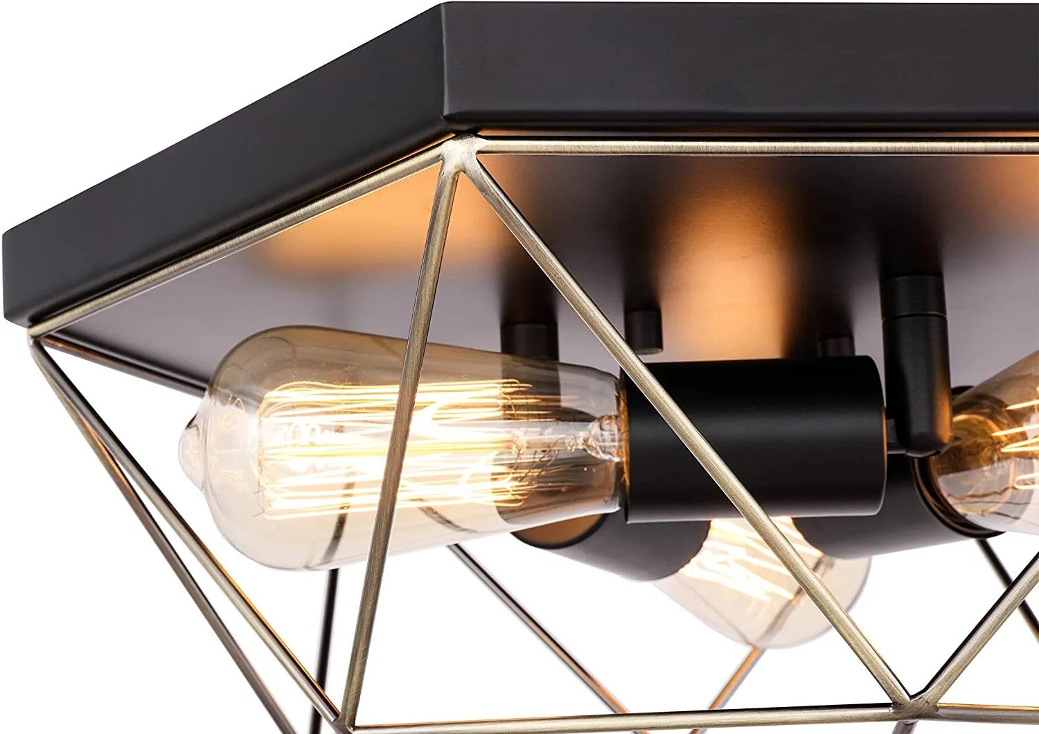 Lampa Sufitowa Plafon APP1094-3C Złota 3