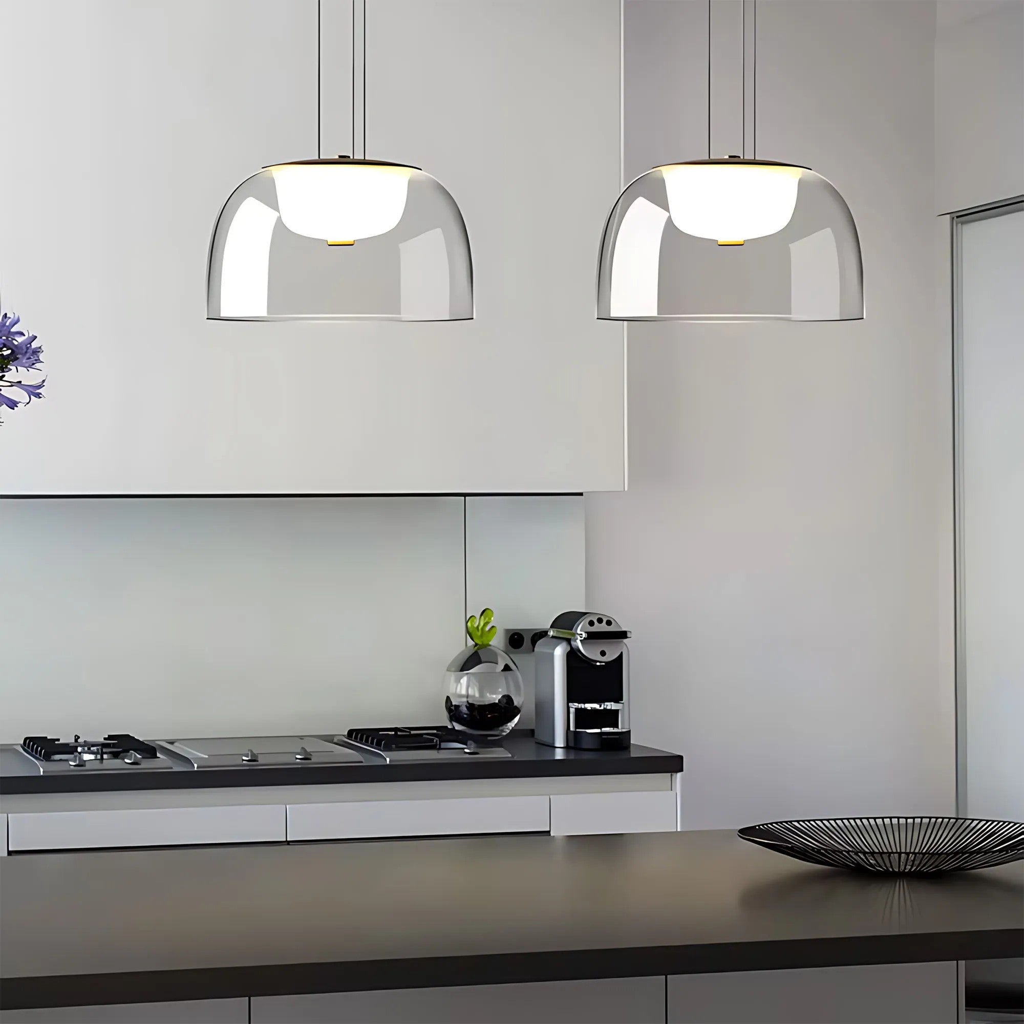 LAMPA WISZĄCA LED APP1690-1PC B Złota 3