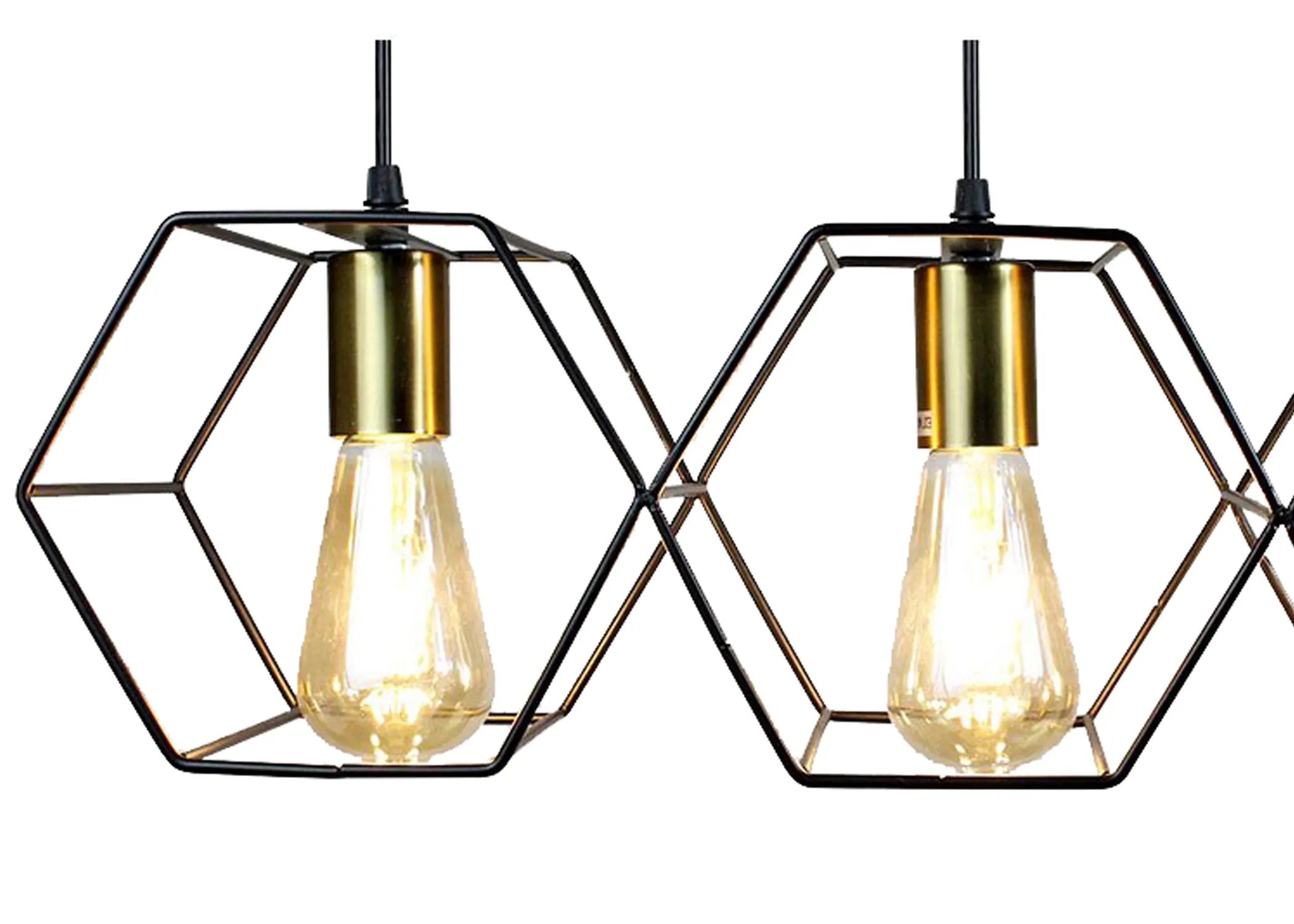 Lampa Wisząca APP1133-5CP Czarno Złota 3