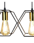 Lampa Wisząca APP1133-5CP Czarno Złota 3