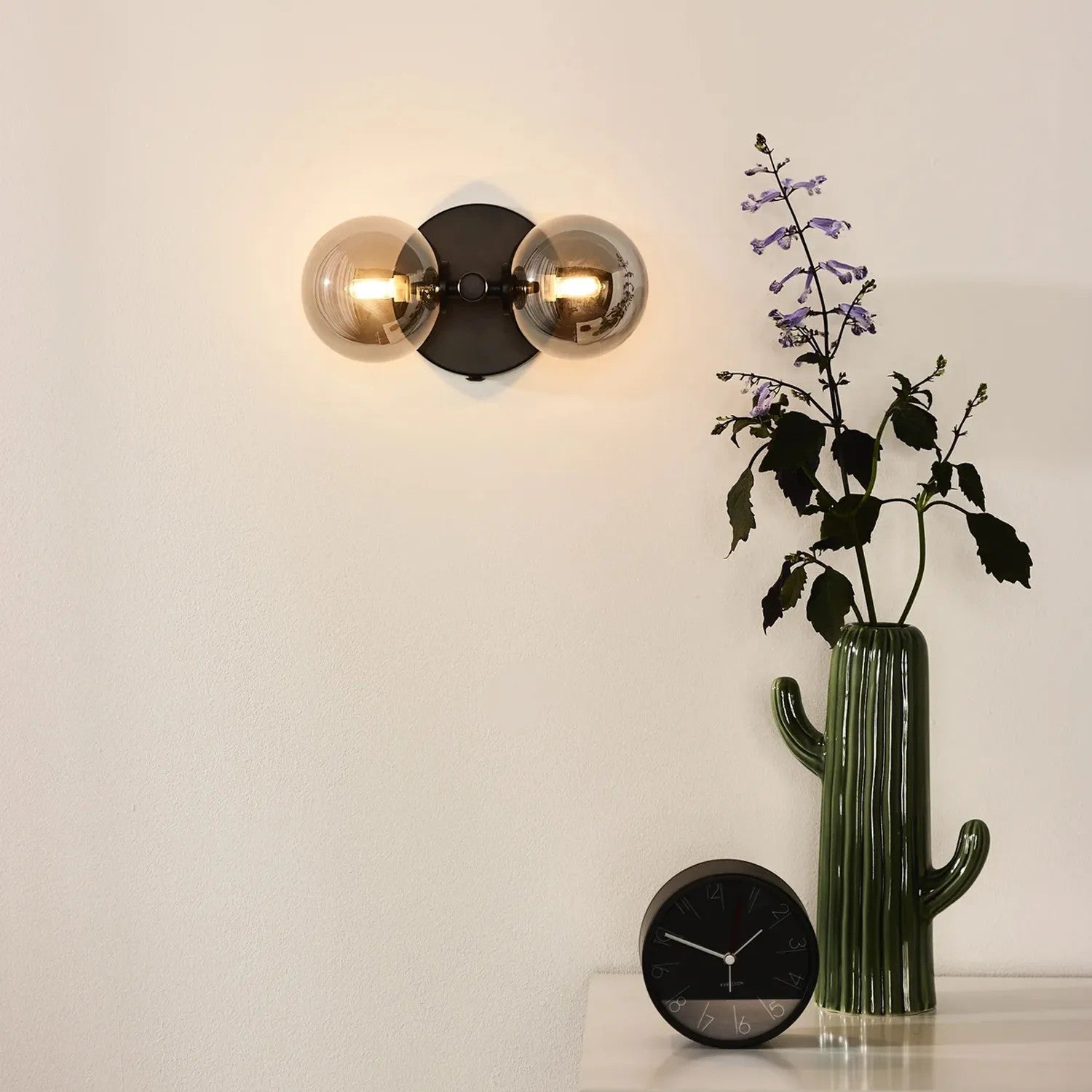 LAMPA ŚCIENNA KINKIET APP1162-2W Czarny 3