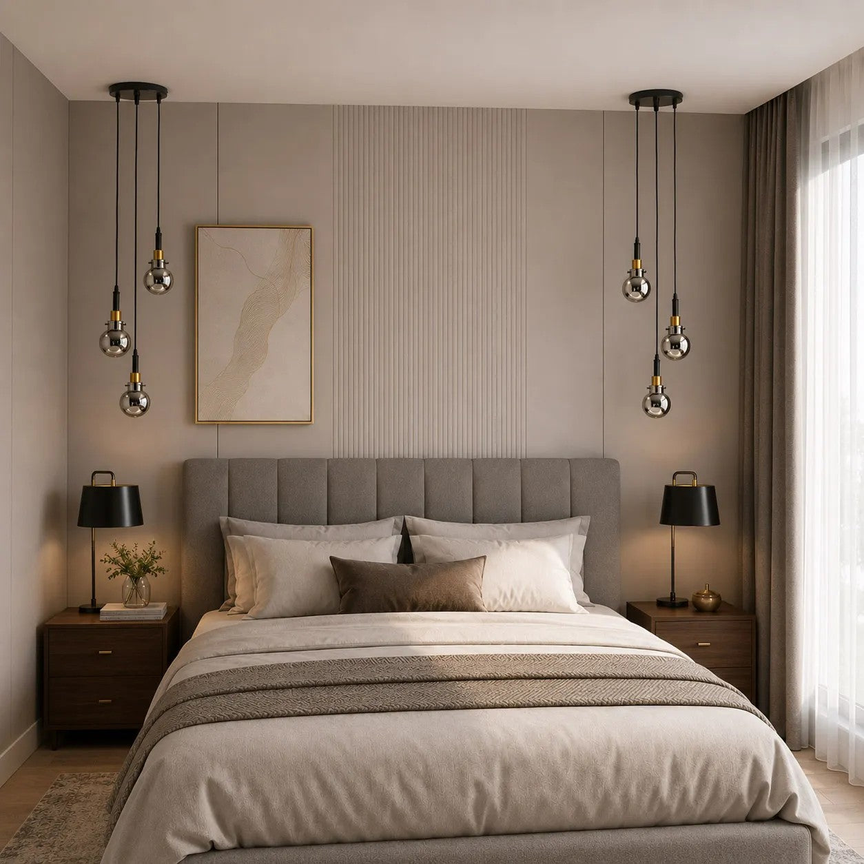 Lampa Wisząca APP1125-3CP Black Gold 3