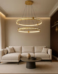 LAMPA WISZĄCA LED LHJ037-CP2 ZŁOTA 3