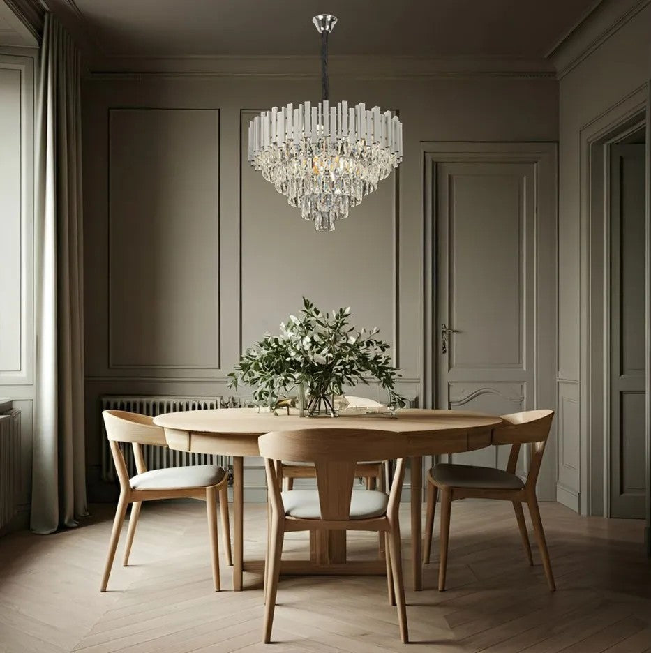 Lampa Wisząca Z Kryształami G051-CP 50CM Chrom 3