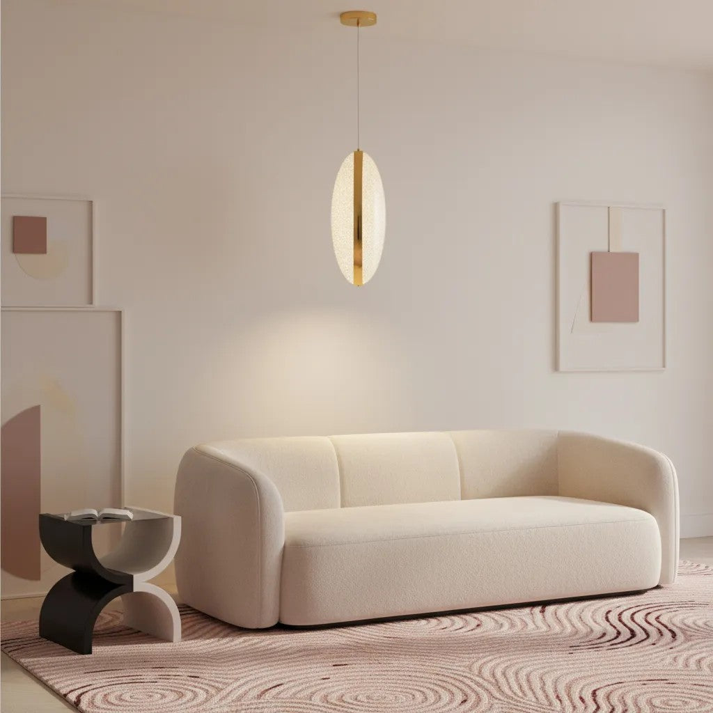 LAMPA SUFITOWA WISZĄCA LED G131-CP GOLD 3