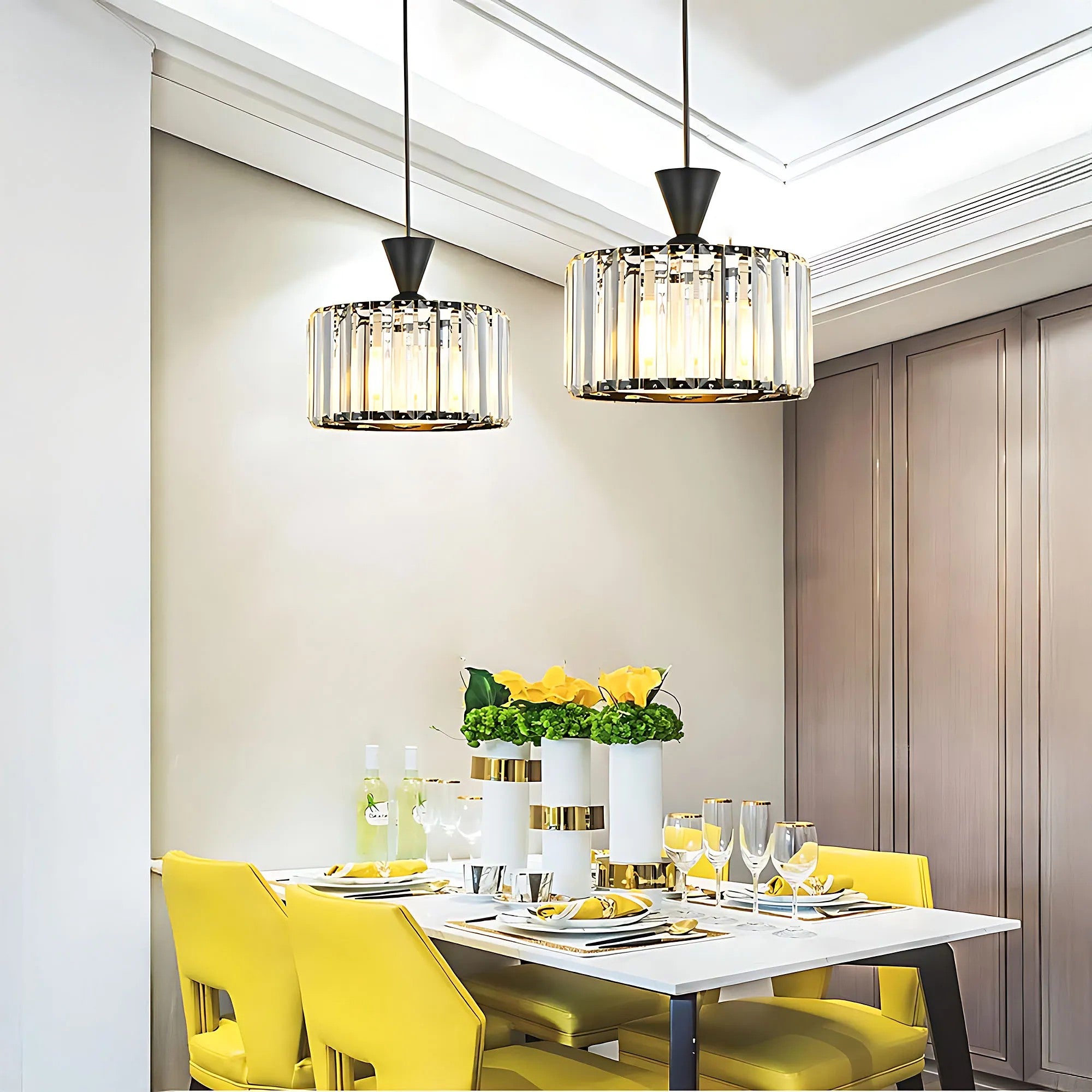 Lampa Wisząca EBT027-1CP Czarna 3