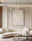 LAMPA WISZĄCA LED G082-3CPR Złota 3