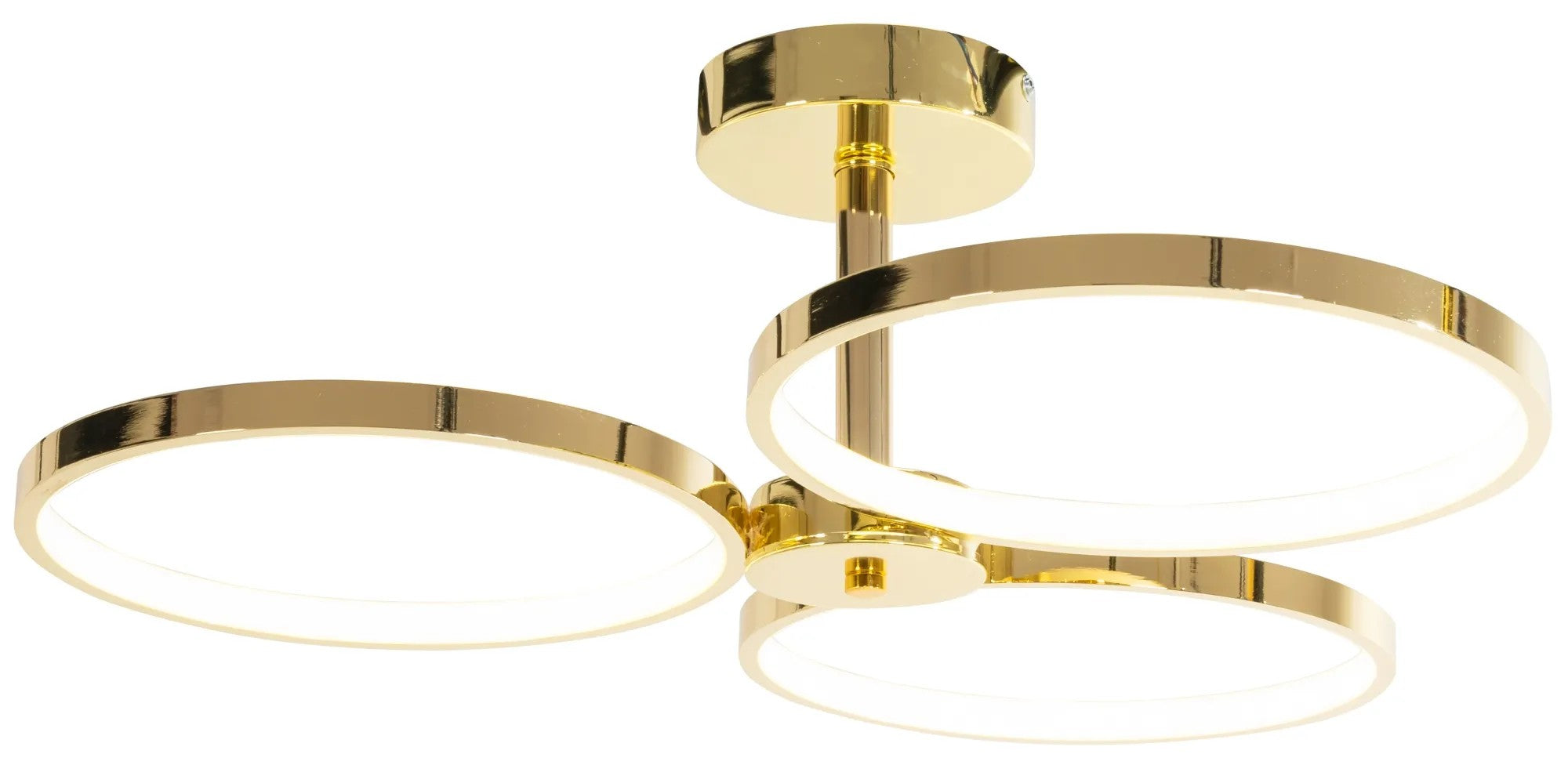 Lampa Sufitowa Wisząca LED APP993-c Złota + Pilot 3