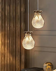 LAMPA SUFITOWA WISZĄCA LHJ107-1CP JASNE RÓŻOWE ZŁOTO 3
