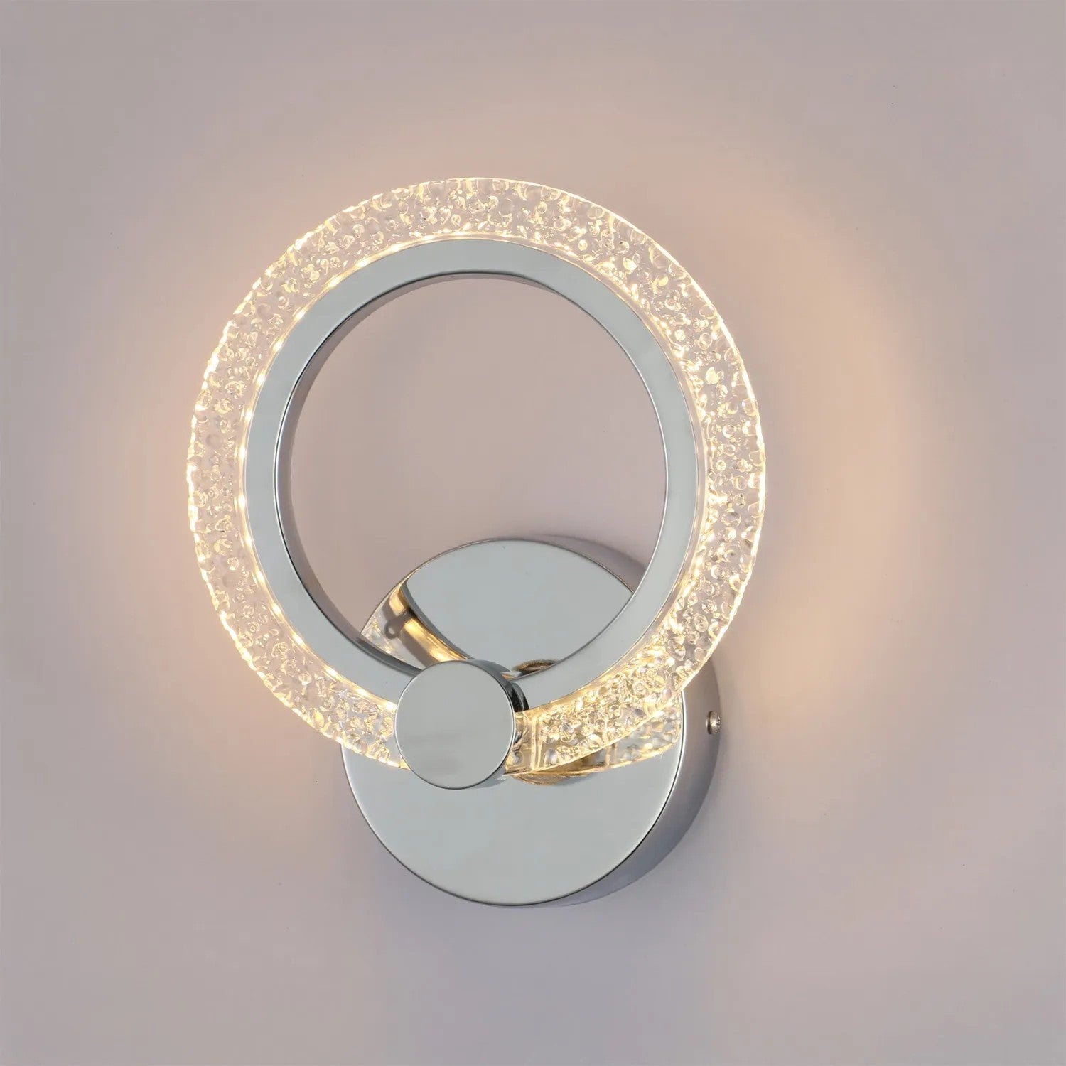 KINKIET ŚCIENNY LED LHJ067-W CHROM 3