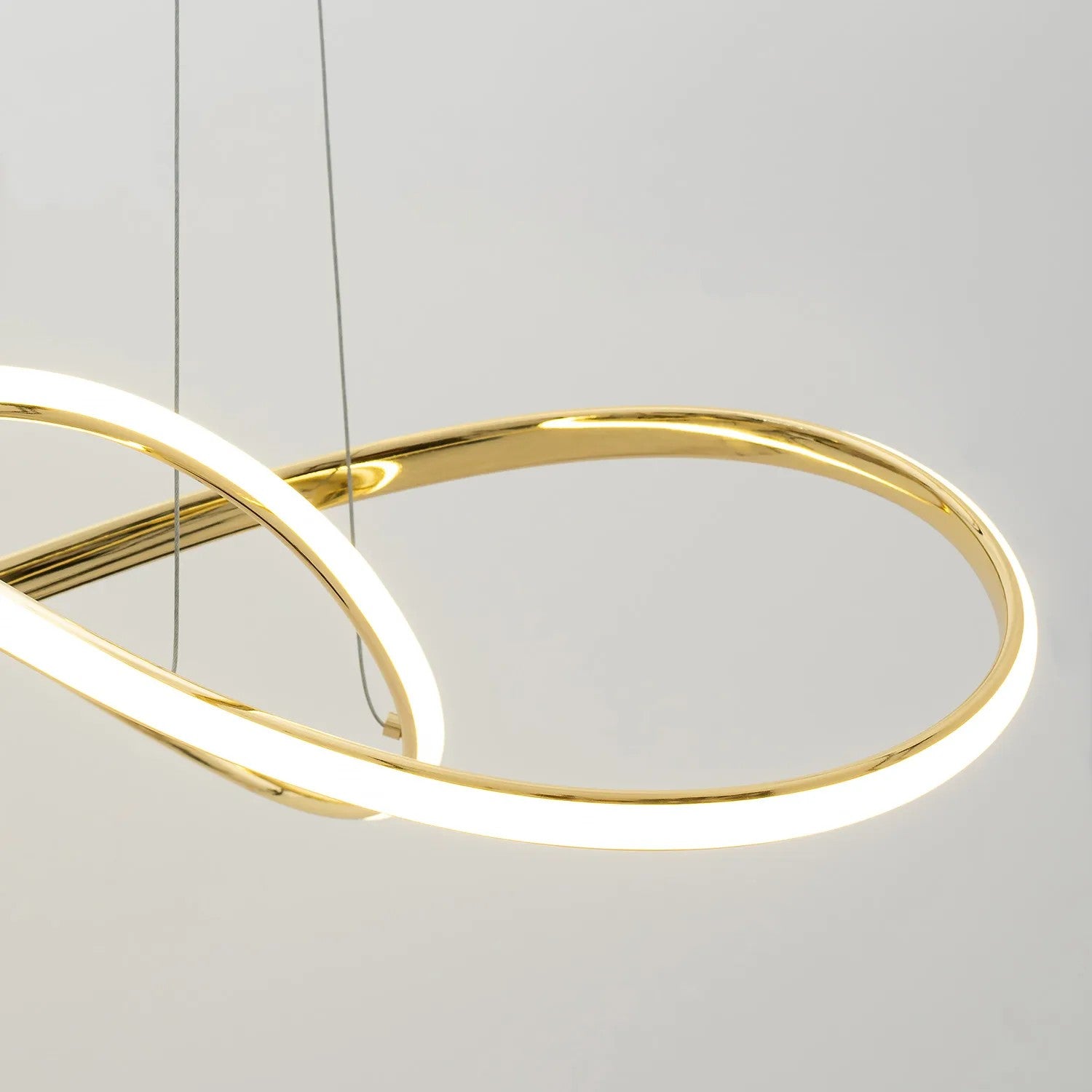 LAMPA SUFITOWA WISZĄCA LED APP1601-CP Gold 3