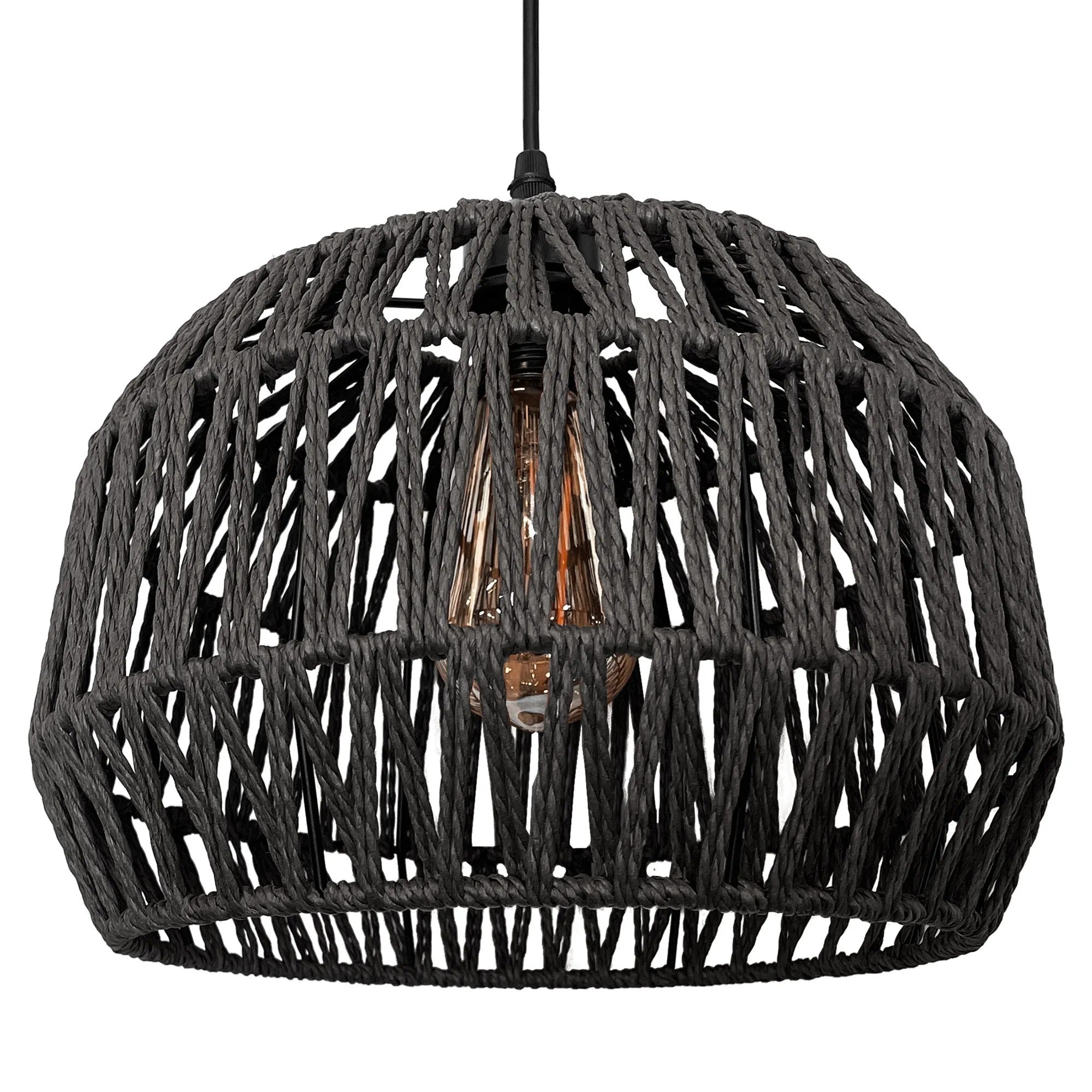 Lampa Wisząca Boho APP1483-1CP Czarna 3