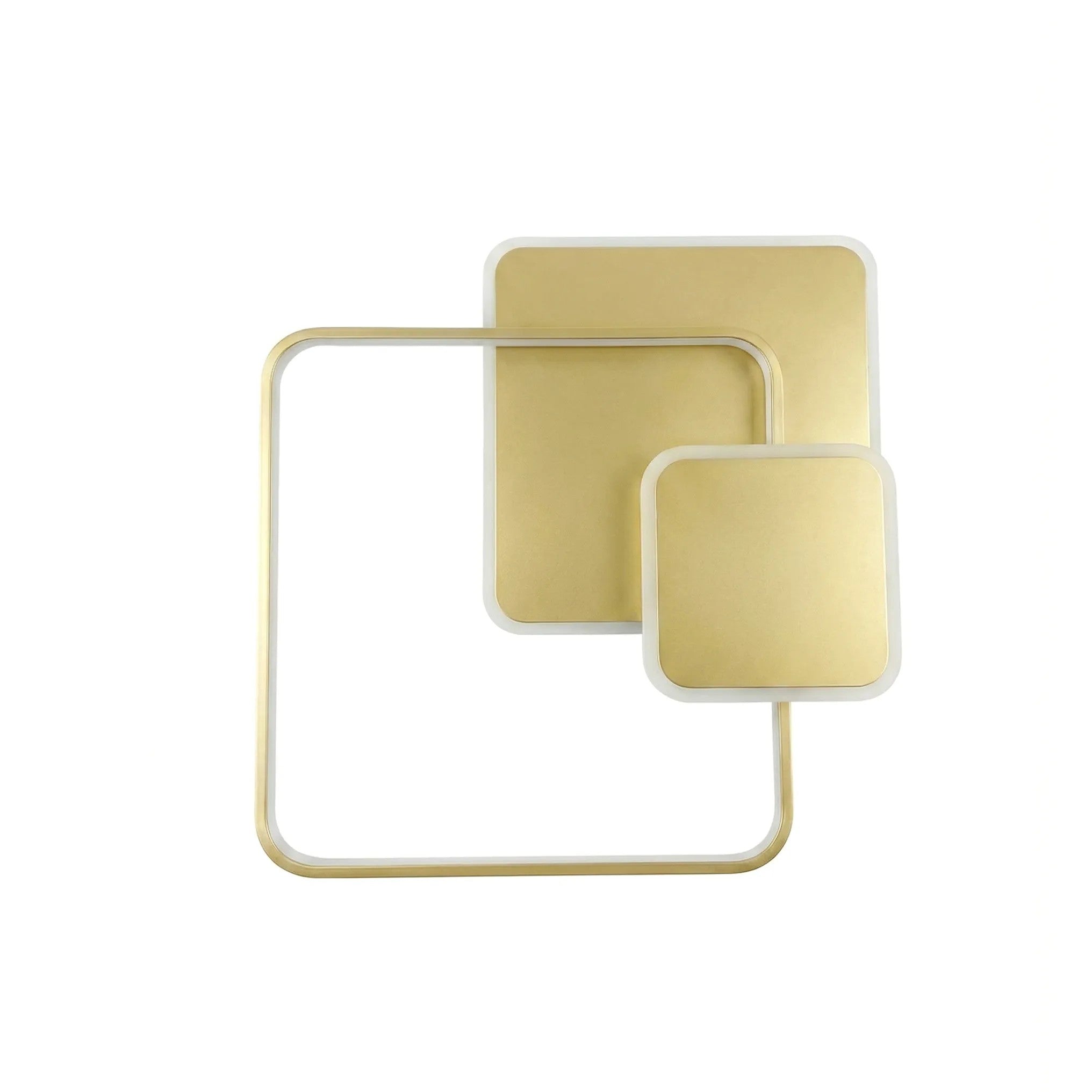 Lampa Sufitowa APP1713-C Plafon LED ZŁOTA + Pilot 3