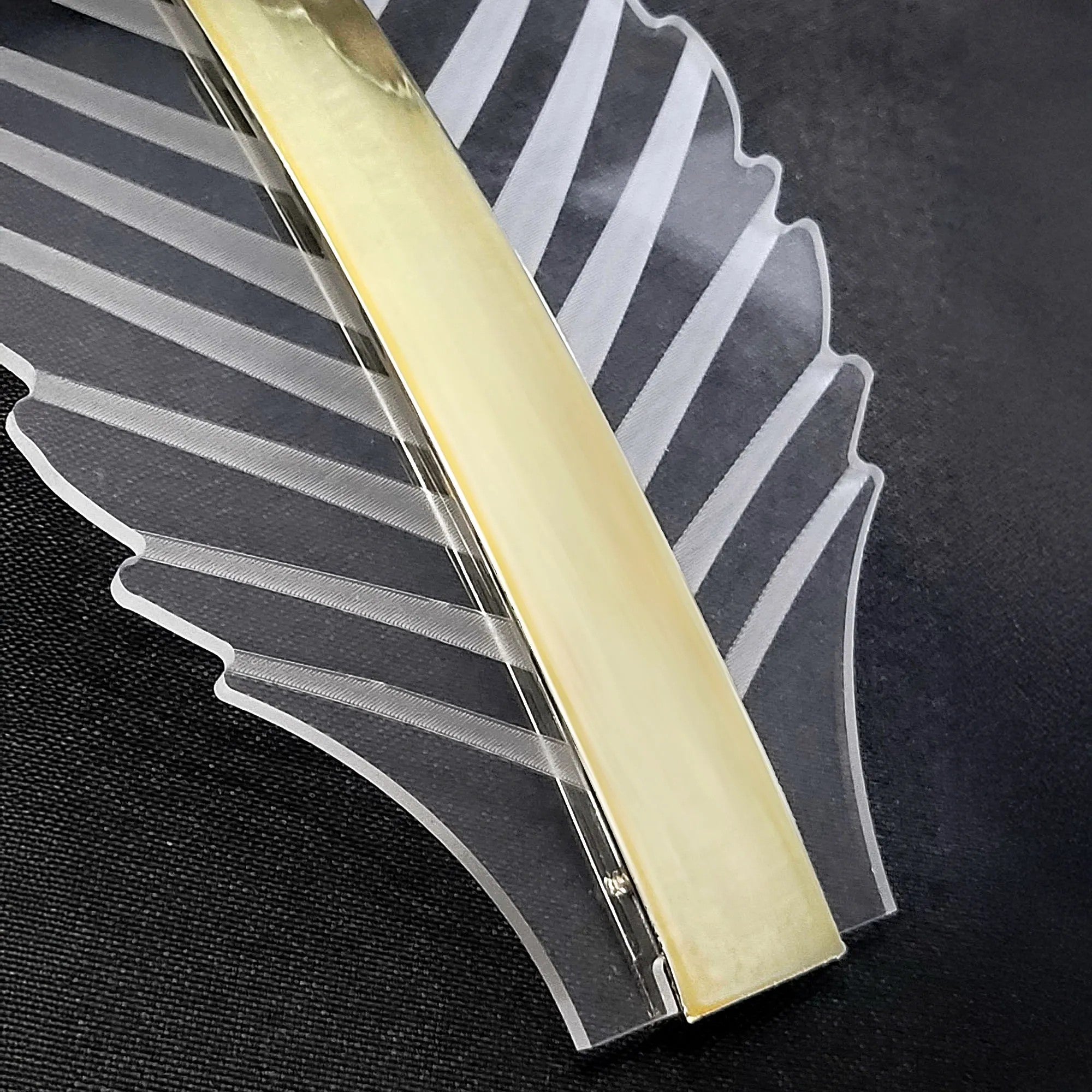 LAMPA SUFITOWA WISZĄCA LED G141-CP ZŁOTA 3