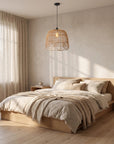 LAMPA SUFITOWA WISZĄCA NATURAL BOHO APP1352-1CP 40 Cm 3