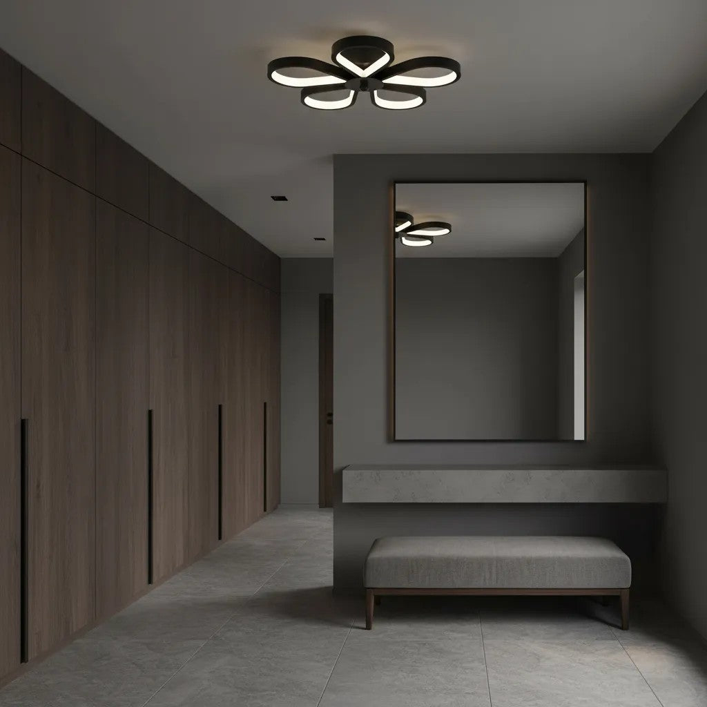 Lampa Sufitowa LHJ075-C Plafon LED CZARNA 3