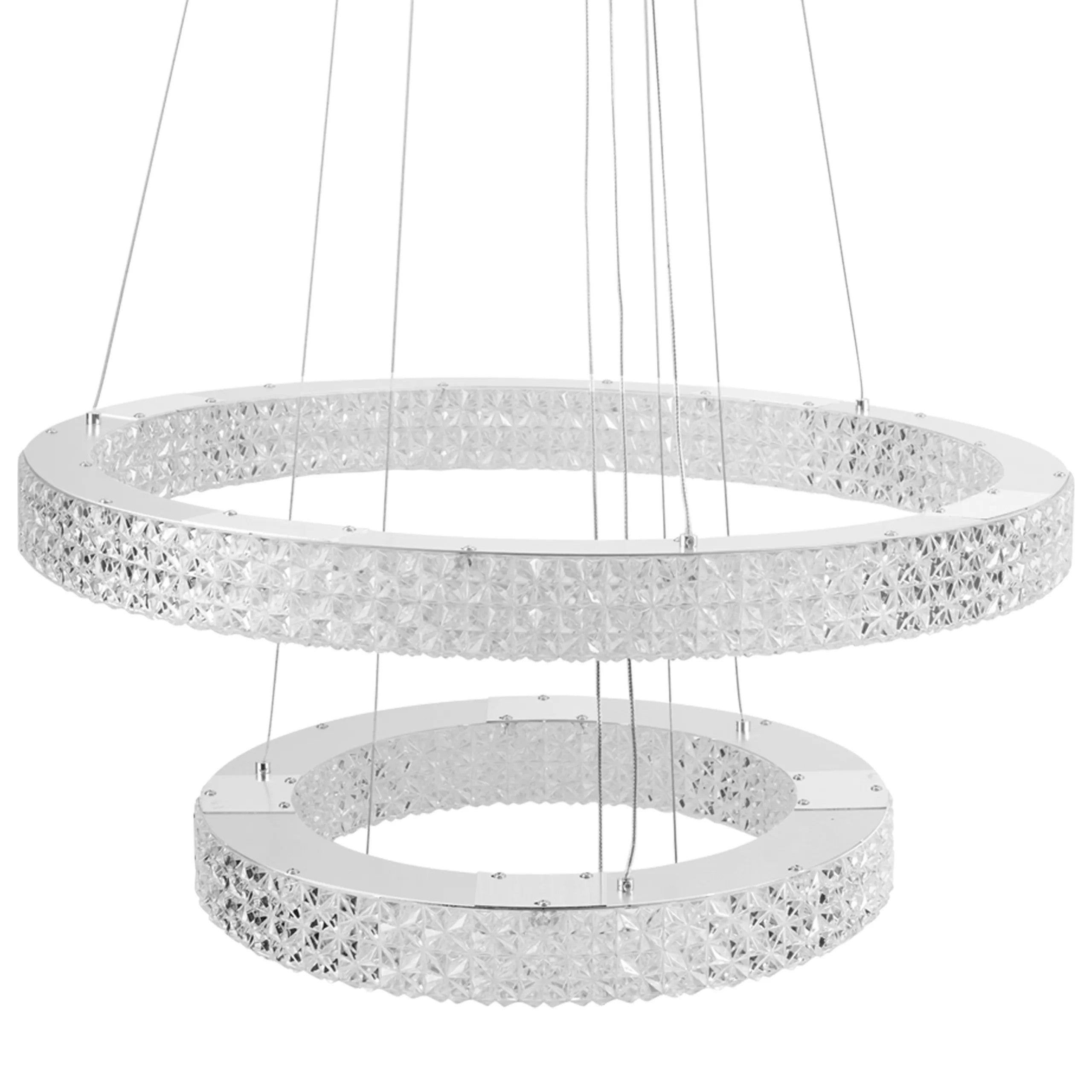 LAMPA WISZĄCA LED KRYSZTAŁOWA MS007-CP Chrom 3