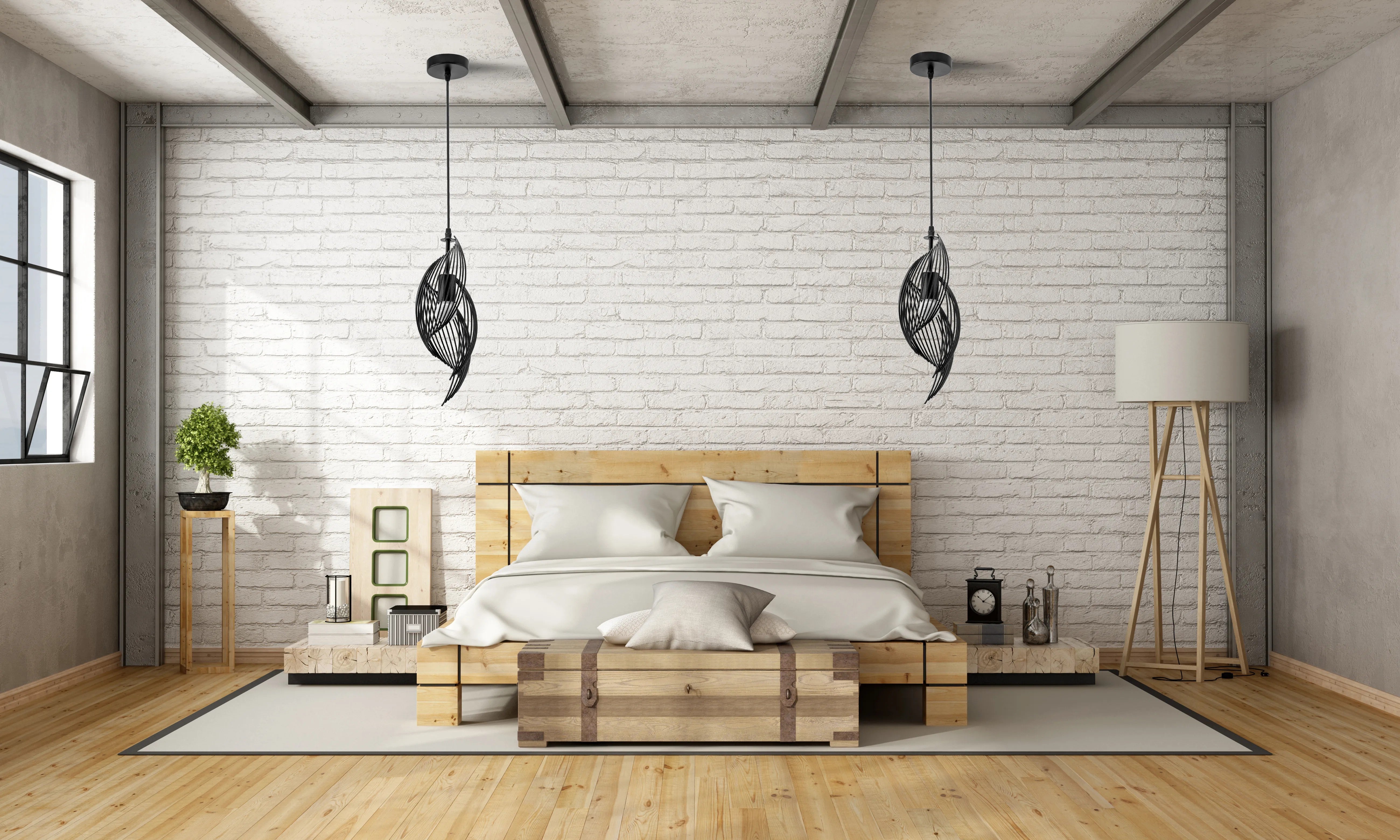 Lampa Sufitowa Nowoczesna Loft APP977-1CP Czarna 3