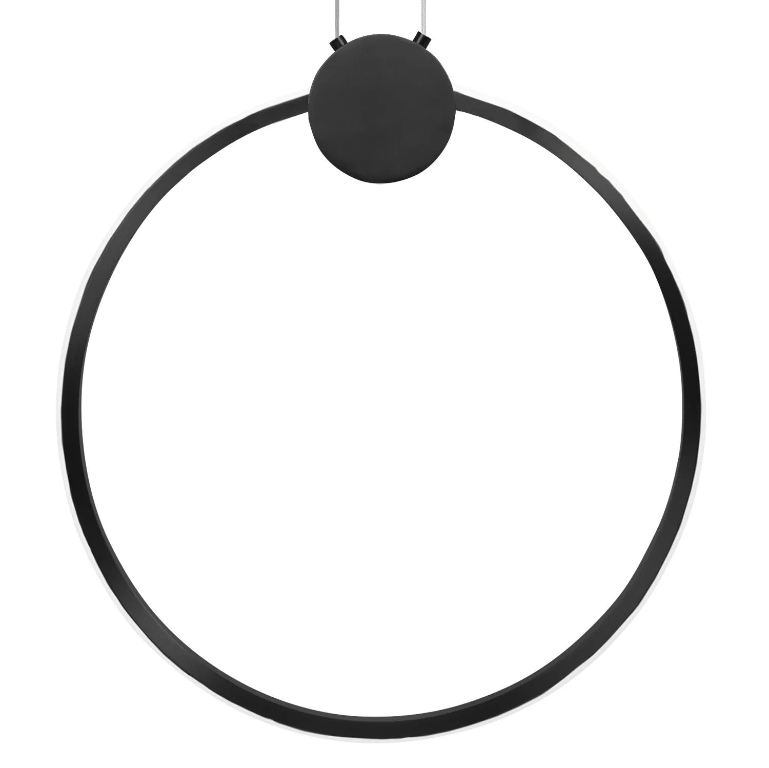 LAMPA SUFITOWA WISZĄCA LED APP1395-CP BLACK 40cm 3