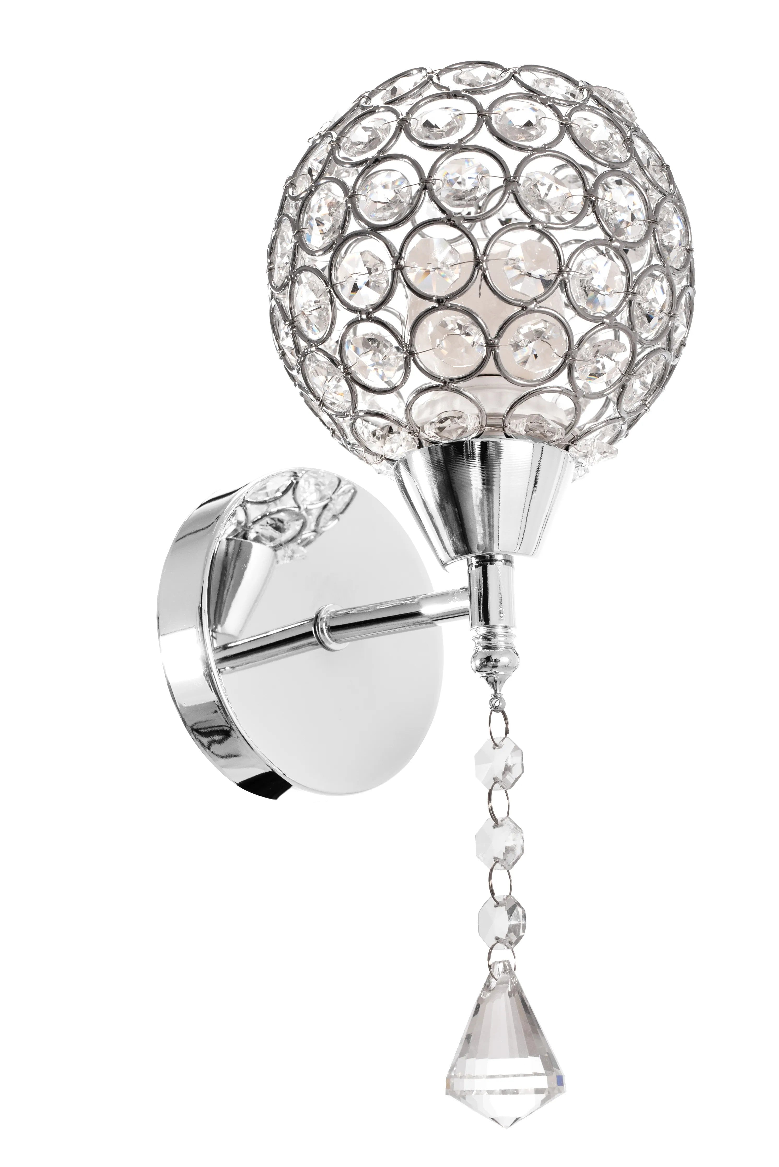 LAMPA ŚCIENNA KINKIET W STYLU GLAMOUR APP716-1W E27 3