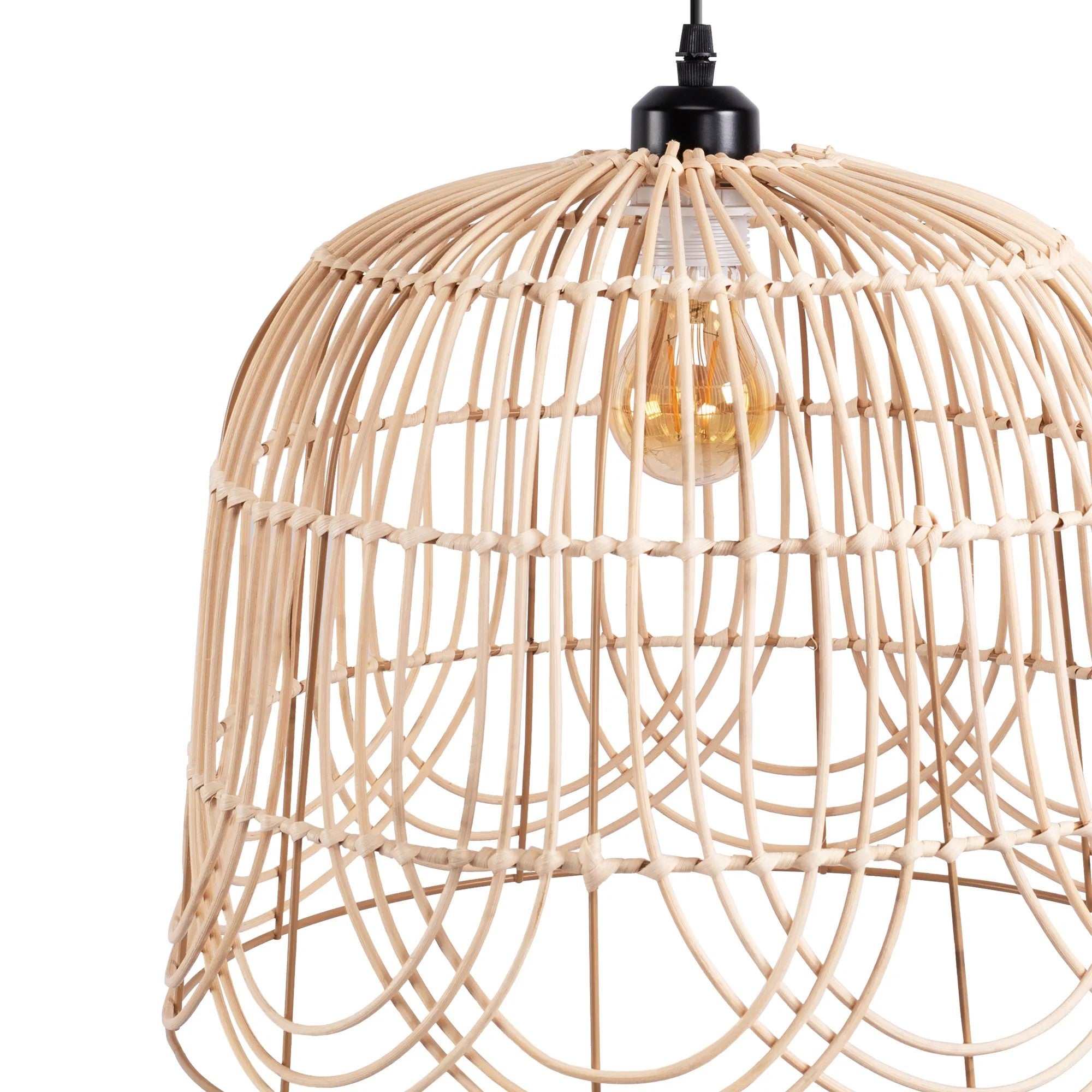 LAMPA SUFITOWA WISZĄCA NATURAL BOHO APP1352-1CP 40 Cm 3