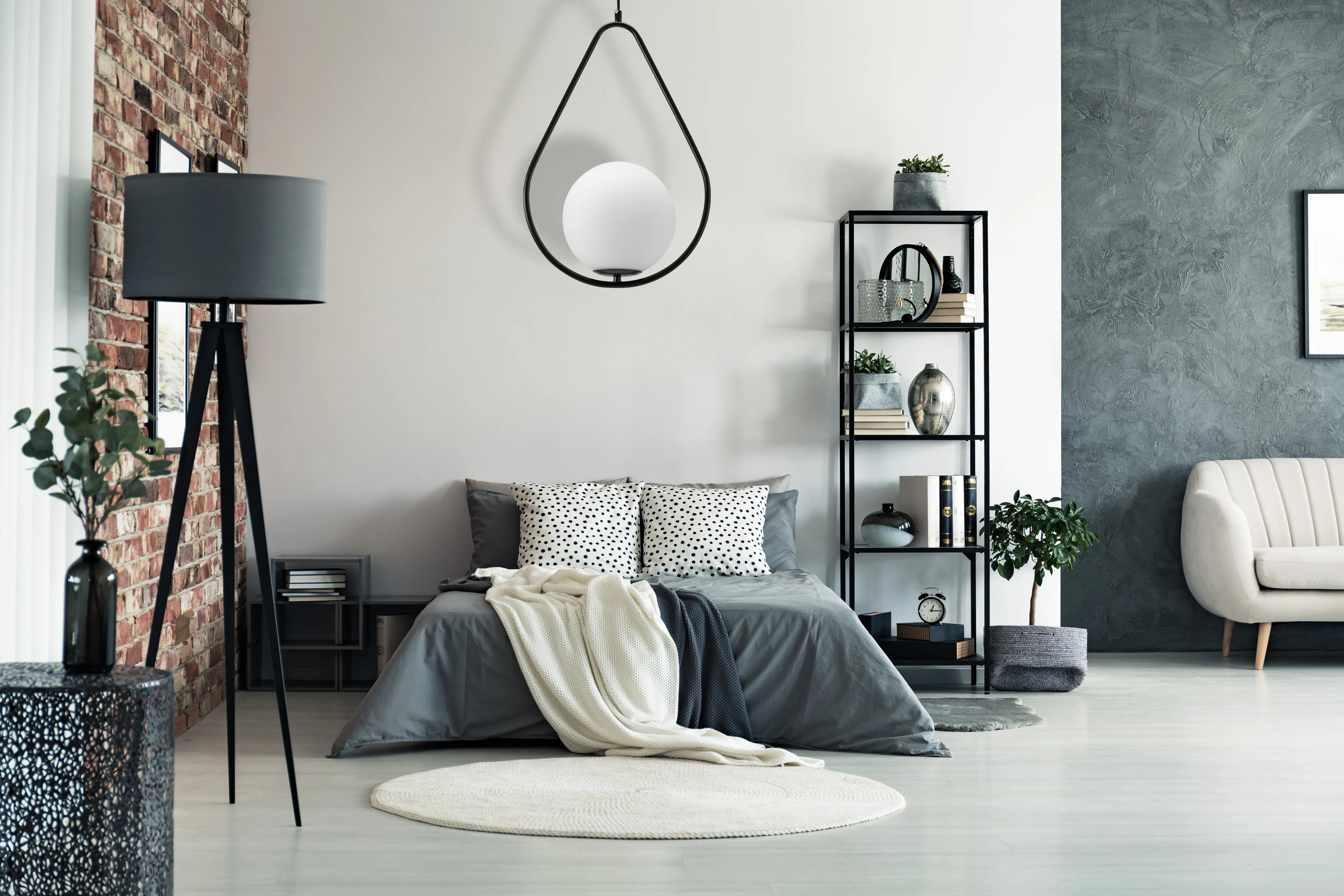 Lampa Sufitowa Nowoczesna Loft APP938-1CP Czarna 3