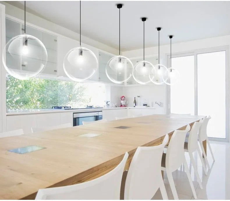 Lampa Sufitowa Wisząca Szklana Lassi 20 Cm APP306-1CP Czarna 3