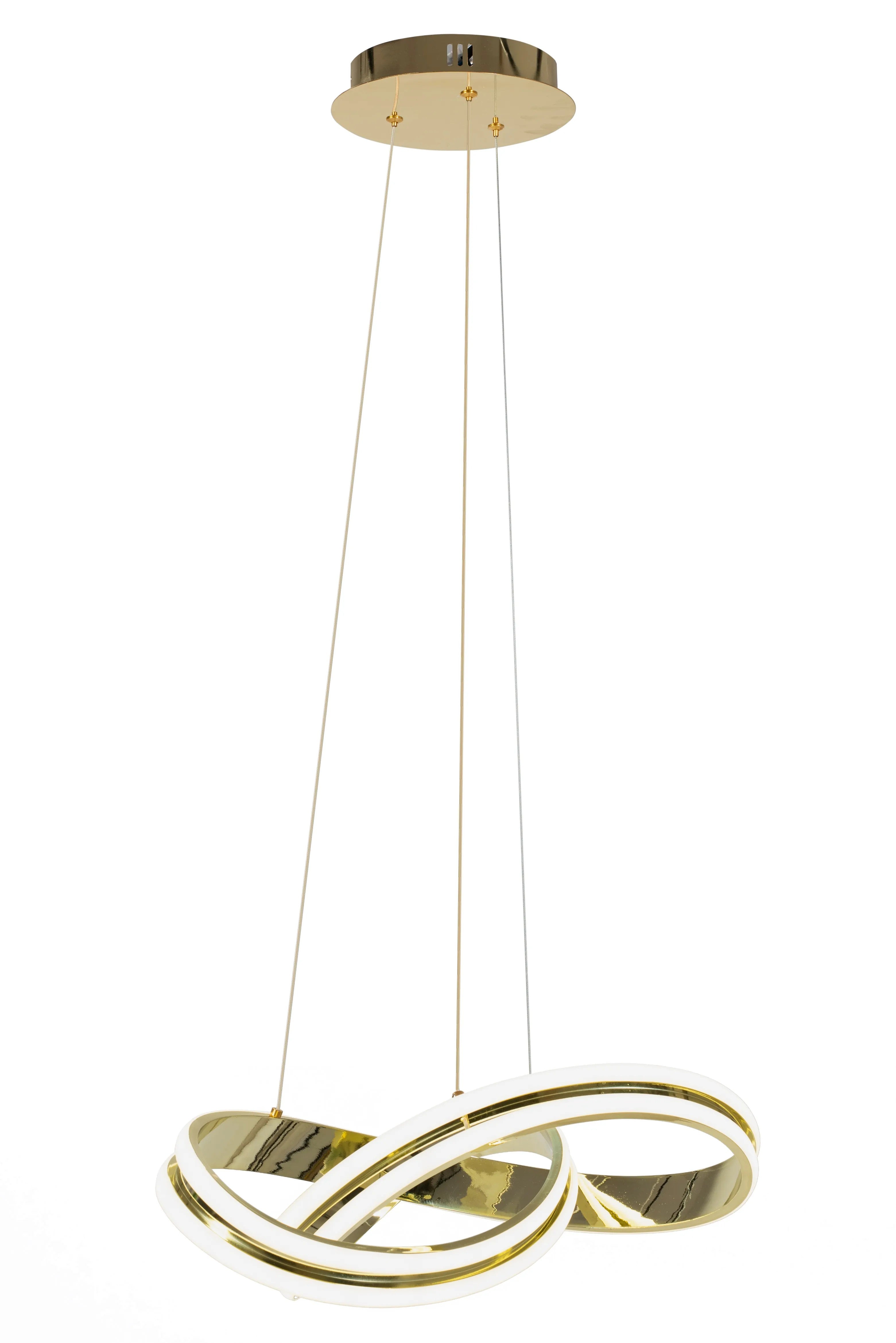 Lampa Sufitowa Nowoczesna LED + PILOT APP818-CP Złota 3