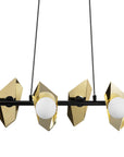 LAMPA SUFITOWA WISZĄCA APP1412-CP CZARNO/ZŁOTA 3