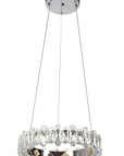 Kryształowa Lampa Sufitowa LED APP1041-CP + Pilot 3