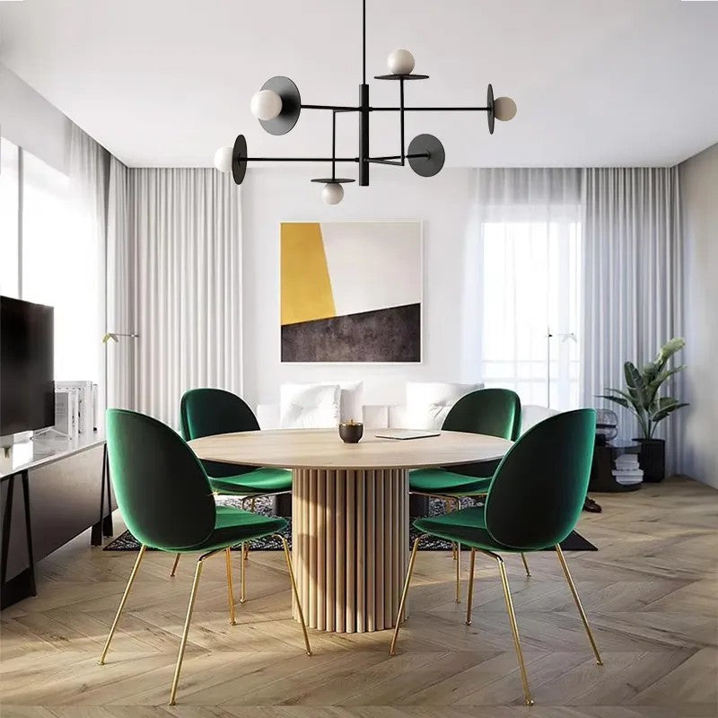 Lampa Wisząca APP1668-6CP Black 3