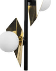 LAMPA SUFITOWA WISZĄCA APP1410-CP CZARNO/ZŁOTA 3