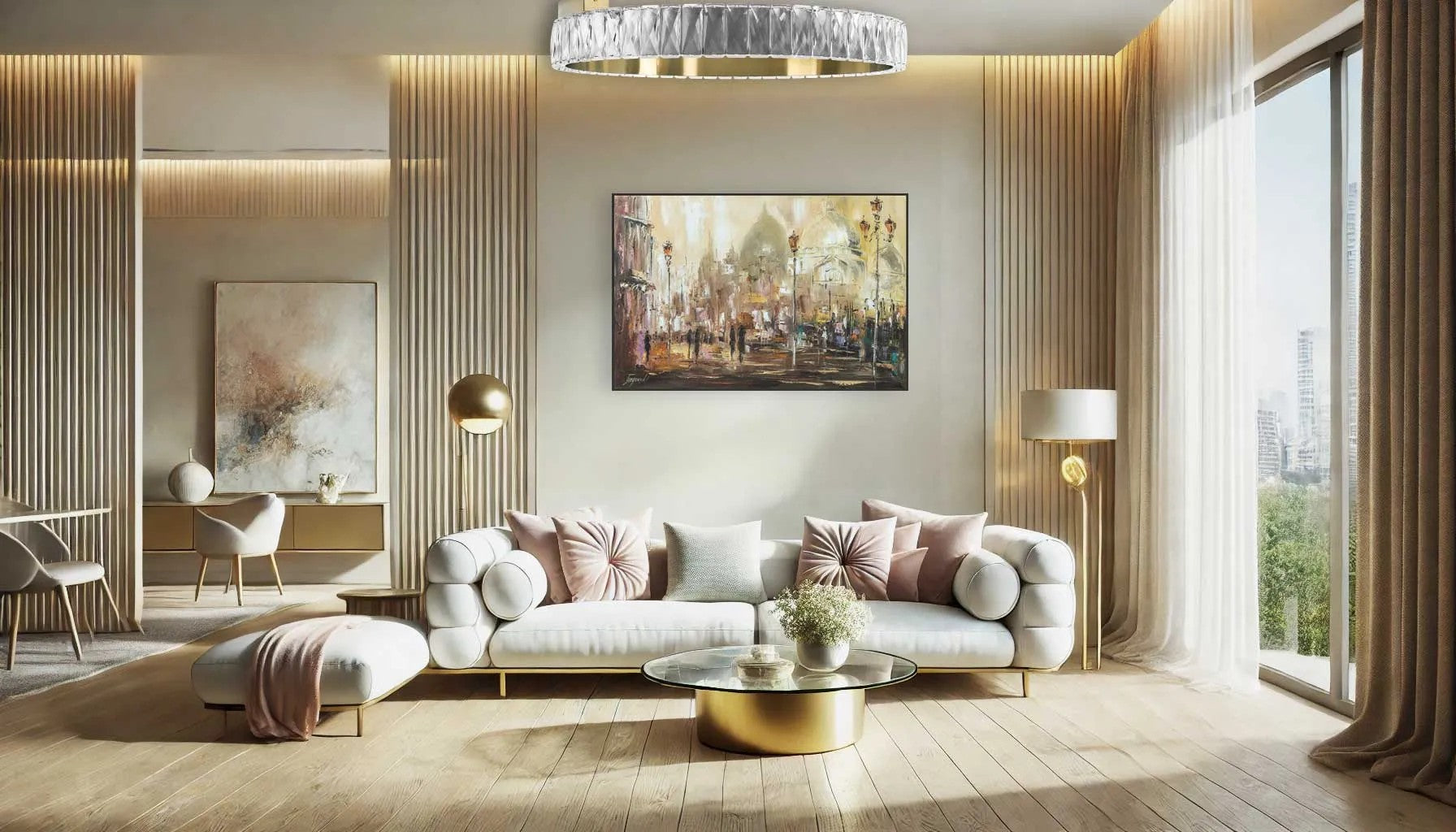 LAMPA WISZĄCA LED APP1506-C BRUSH GOLD 3