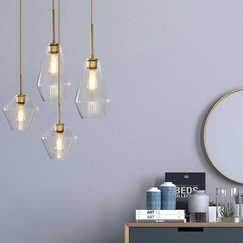 Lampa Sufitowa Szklana APP440-1CP Transparent 3