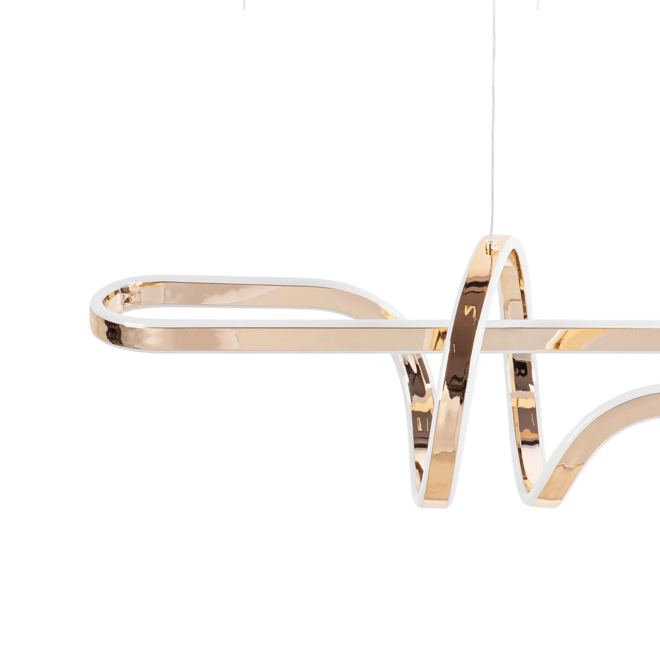 LAMPA WISZĄCA LED G039-CP Złota 3